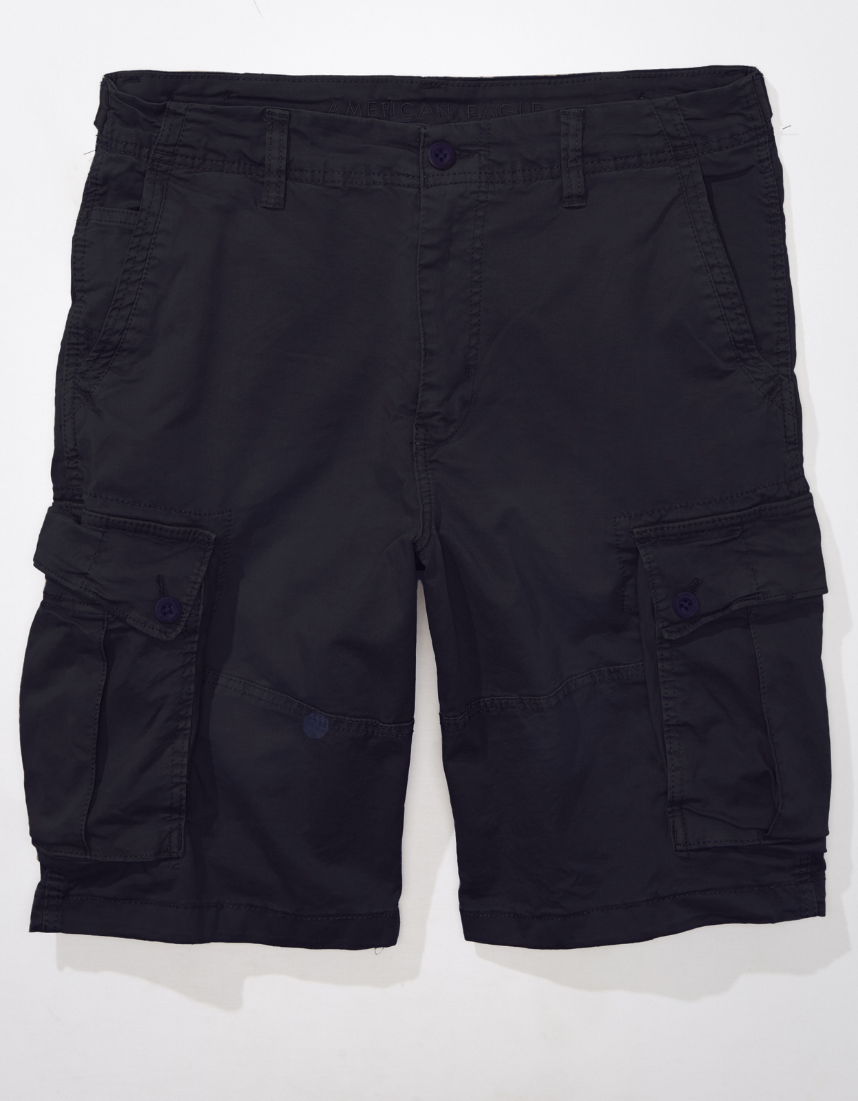 Shop AE Flex Lived-In Longer Length Cargo Short online | American Eagle ...