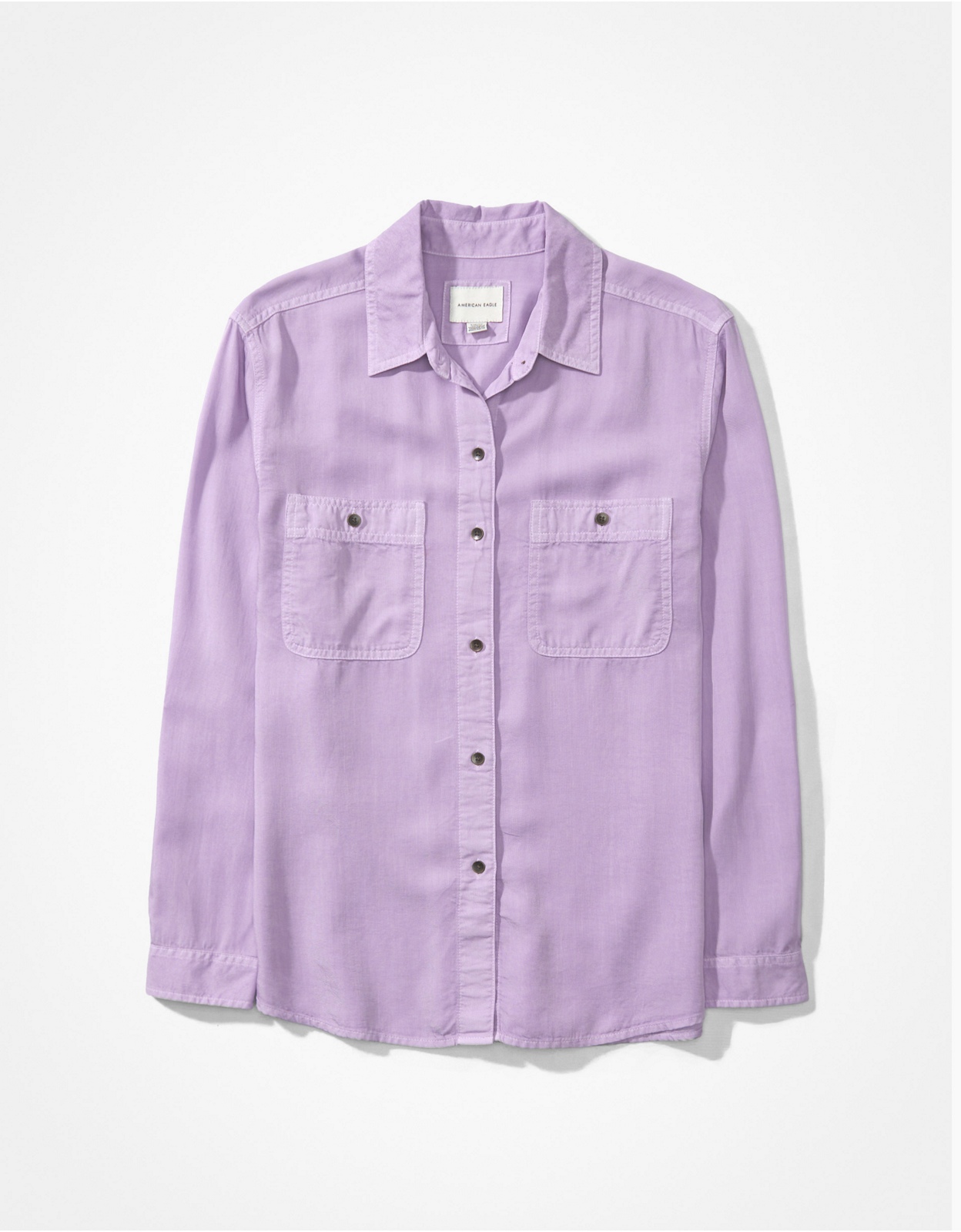 AE Long-Sleeve Button-Up Shirt