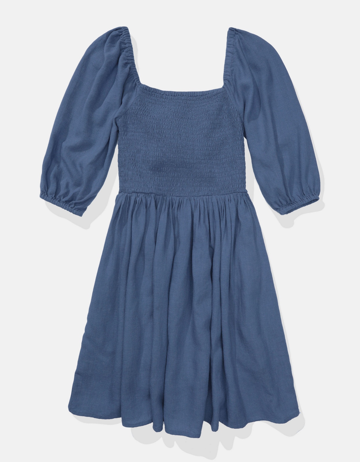 Shop AE Reversible Linen Wrap Dress online | American Eagle