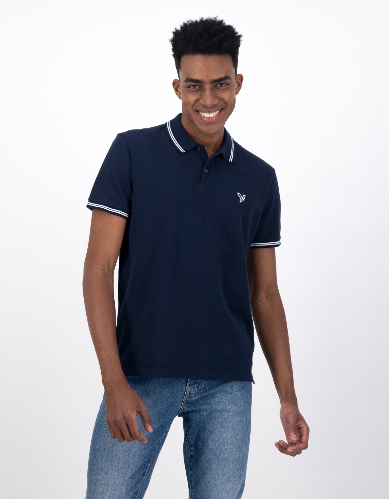 Shop AE Pique Polo Shirt online | American Eagle Outfitters Kuwait