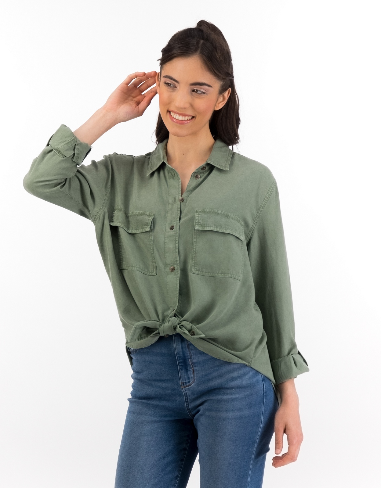 Shop AE Button-Up Shirt online | American Eagle Outfitters Kuwait