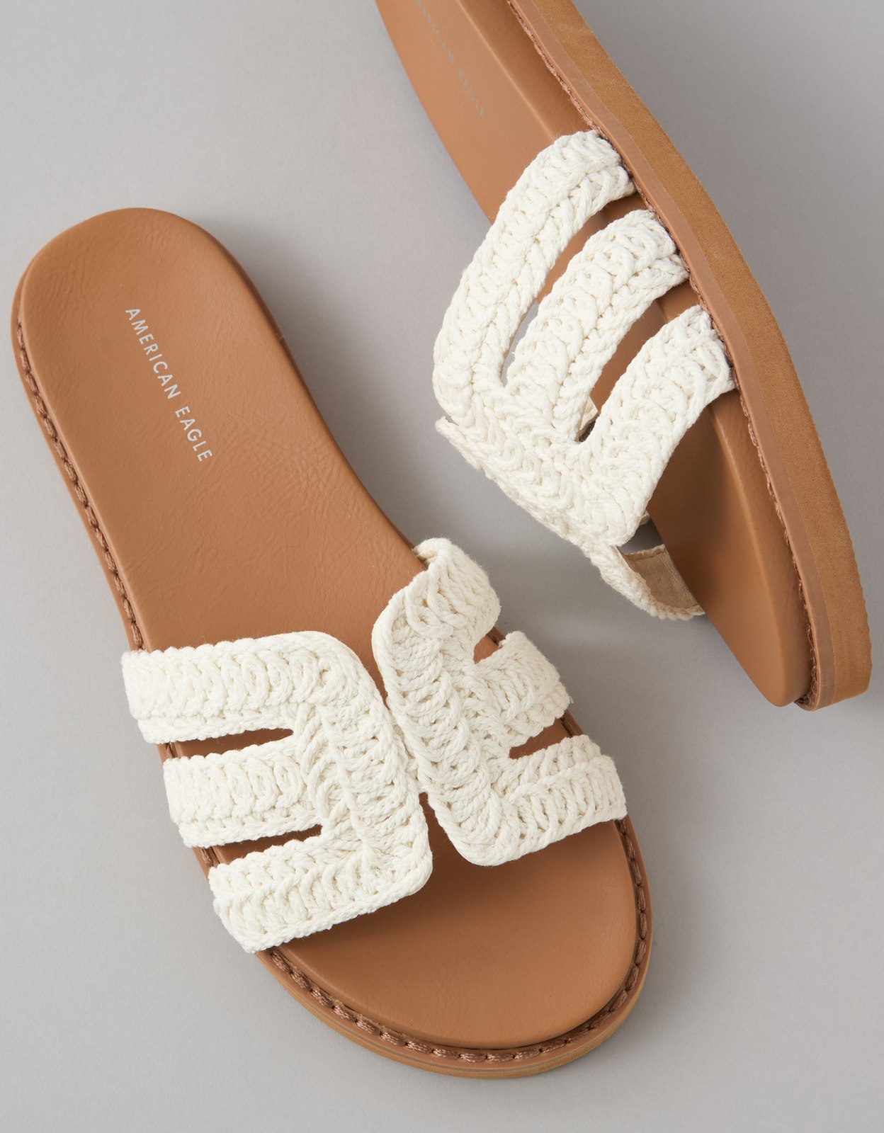 AE Crochet Slide Sandal