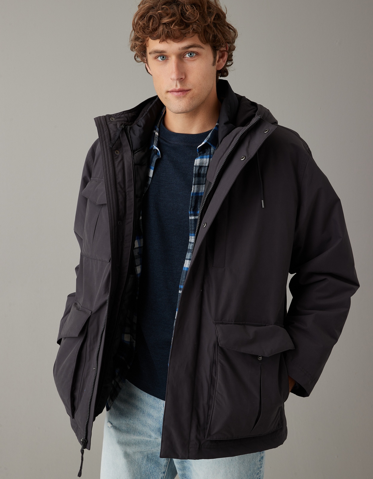 Shop AE Workwear Jacket online  American Eagle Outfitters Kuwait