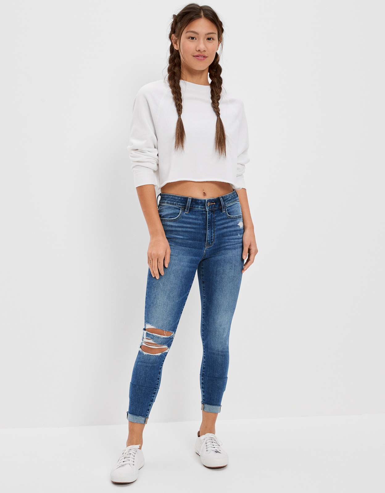 American eagle clearance jegging crop