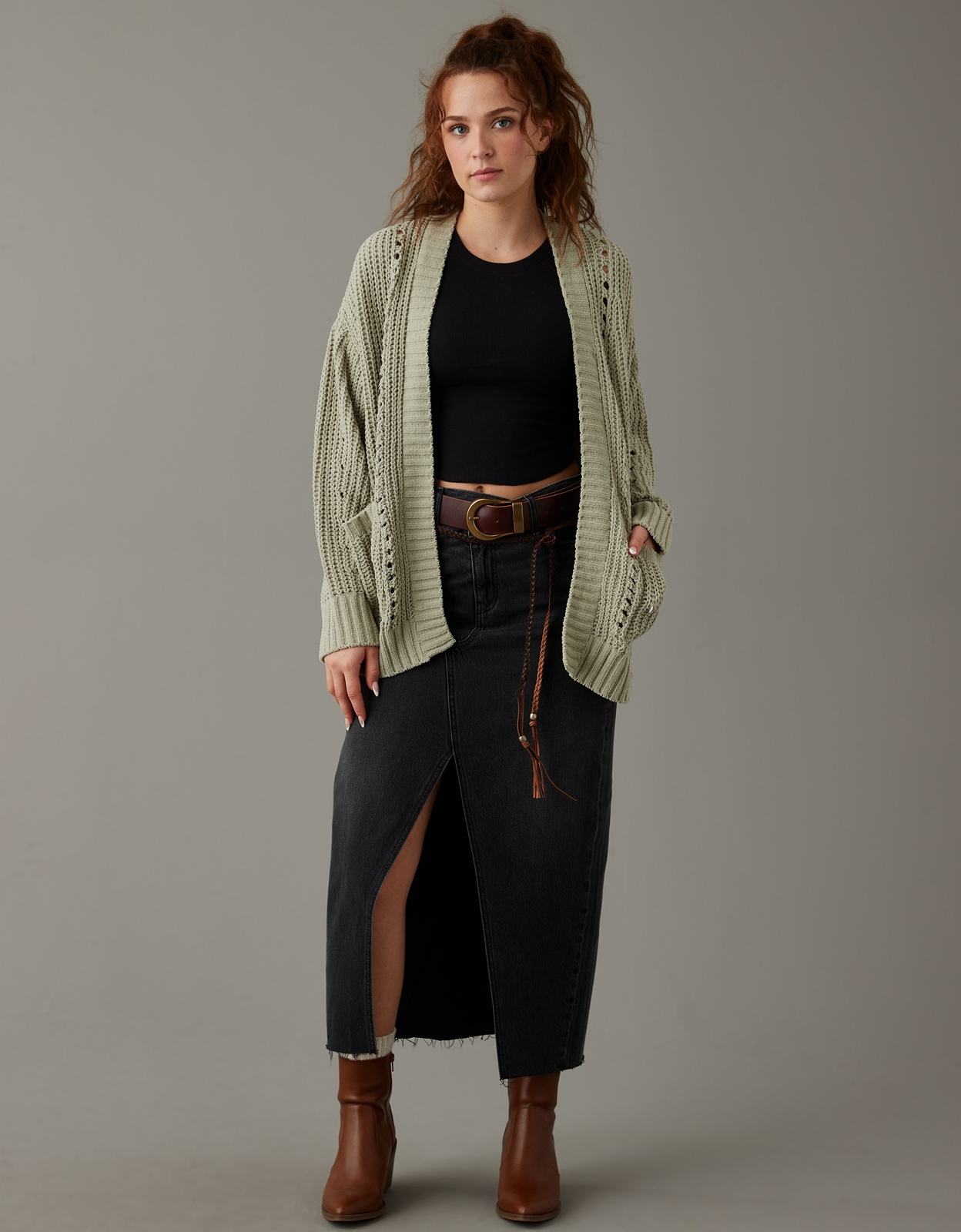 Urban outfitters chenille outlet cardigan