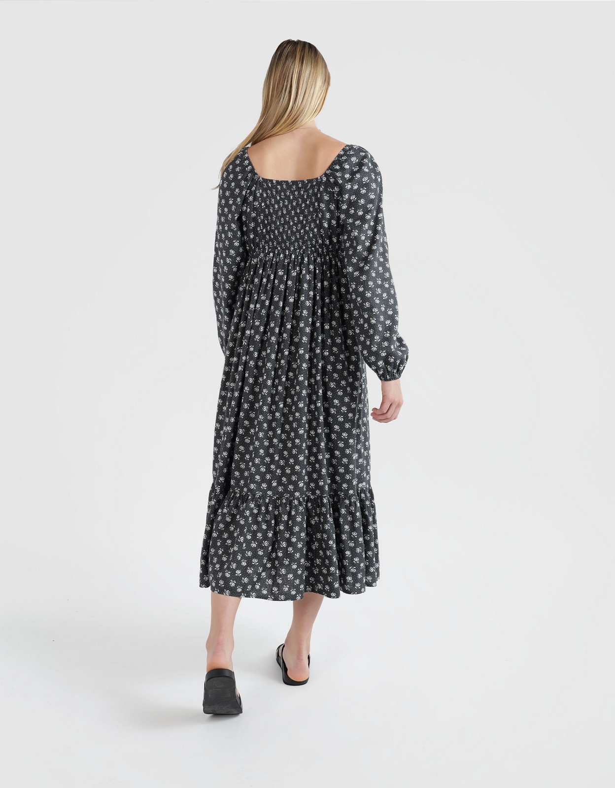 Buy Aerie Button Down Linen Midi Dress online American Eagle Outfitters