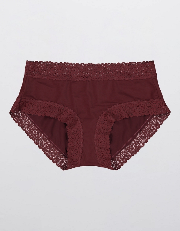 Shop Aerie Sunnie Blossom Lace Boybrief Underwear online